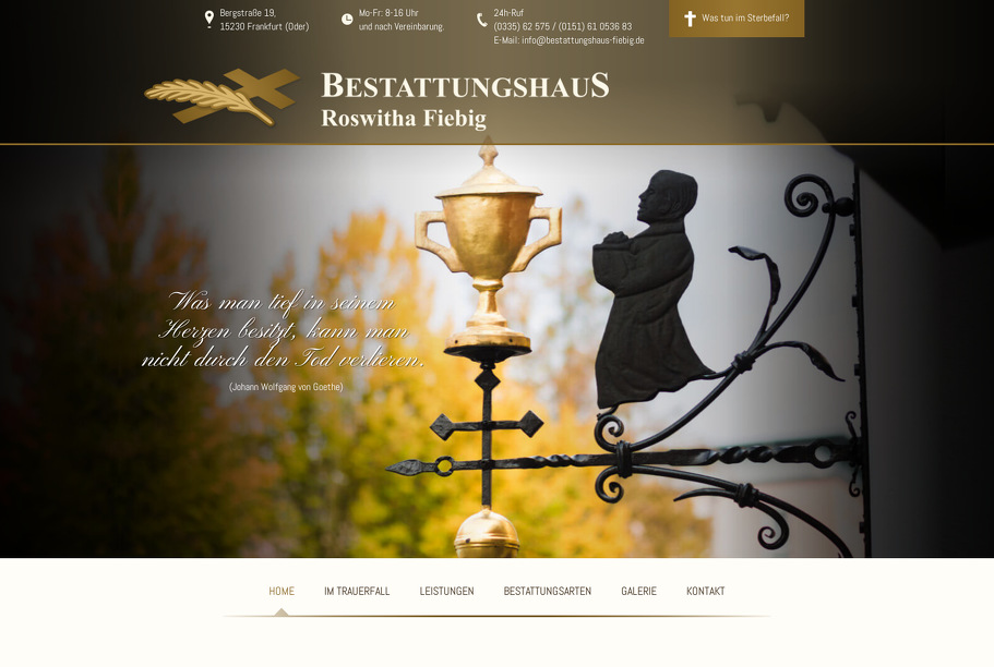BESTATTUNGSHAUS ROSWITHA FIEBIG
